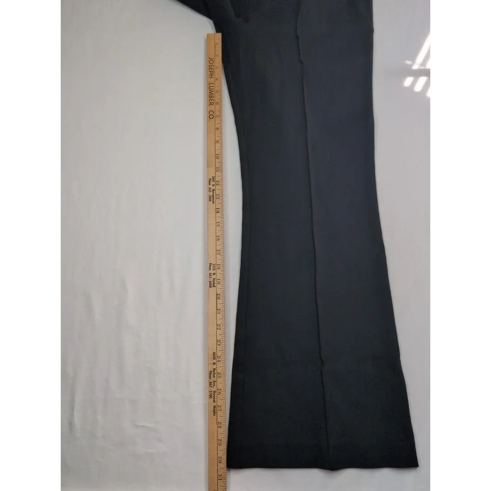 Spanx Womens 1X Ponte Flare Pants 20252R Black Stretch Pull On Slimming